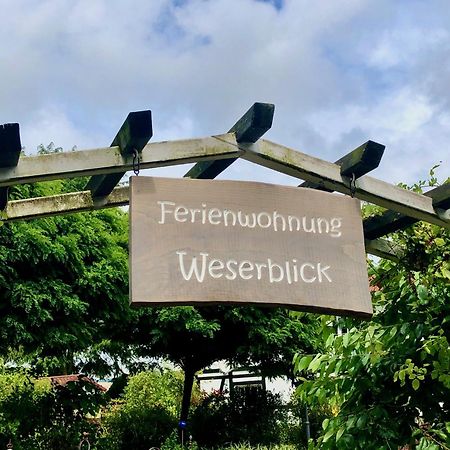 Ferienwohnung Weserblick Polle Esterno foto