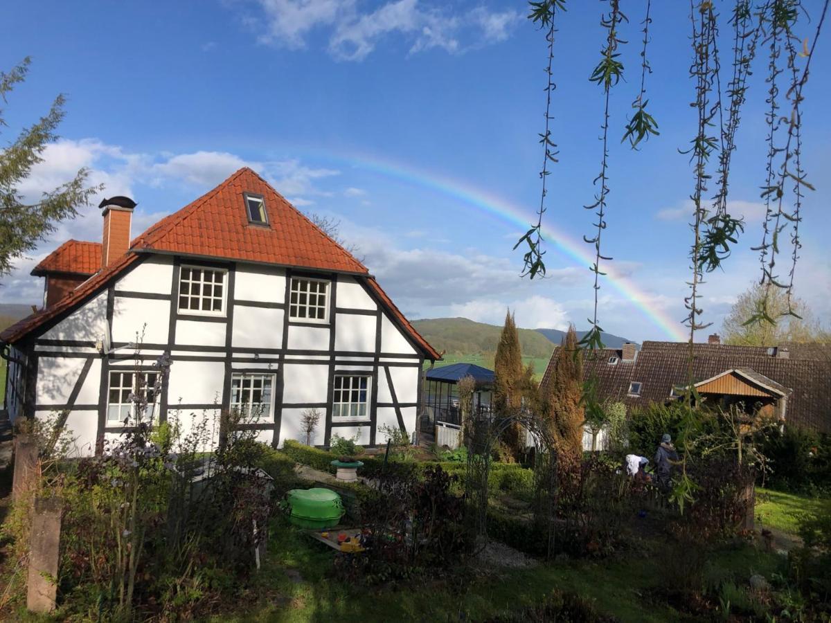 Ferienwohnung Weserblick Polle Esterno foto