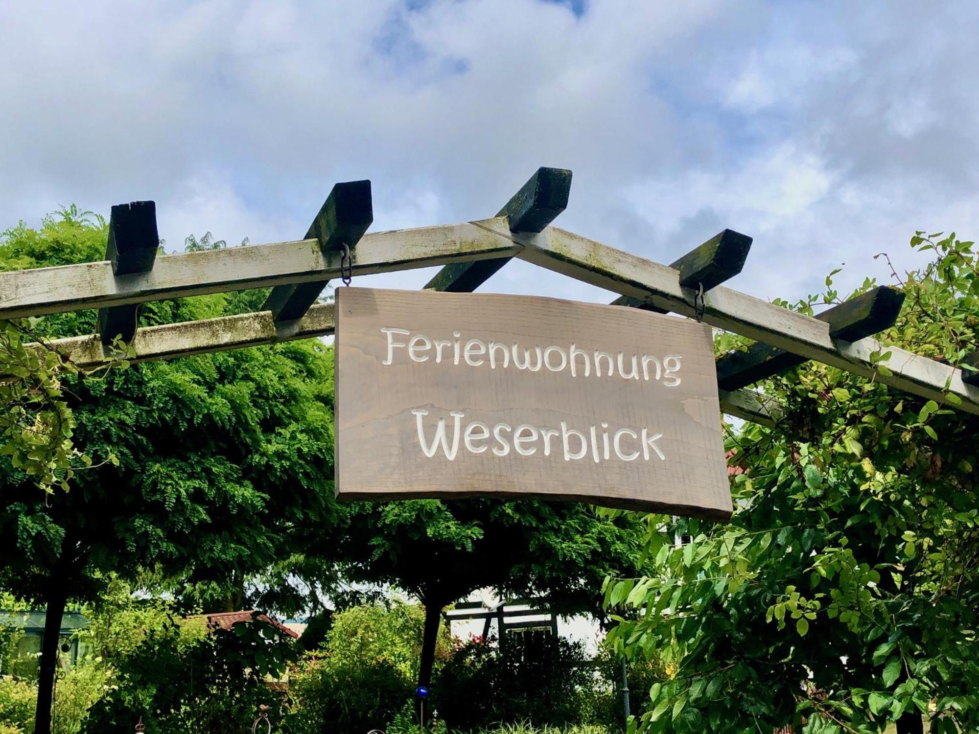 Ferienwohnung Weserblick Polle Esterno foto